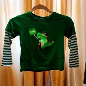 Long sleeved St. Patricks themed t-shirt